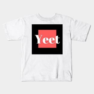 Yeet Red and Black Kids T-Shirt